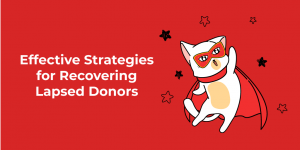 Effective Strategies for Recovering Lapsed Donors