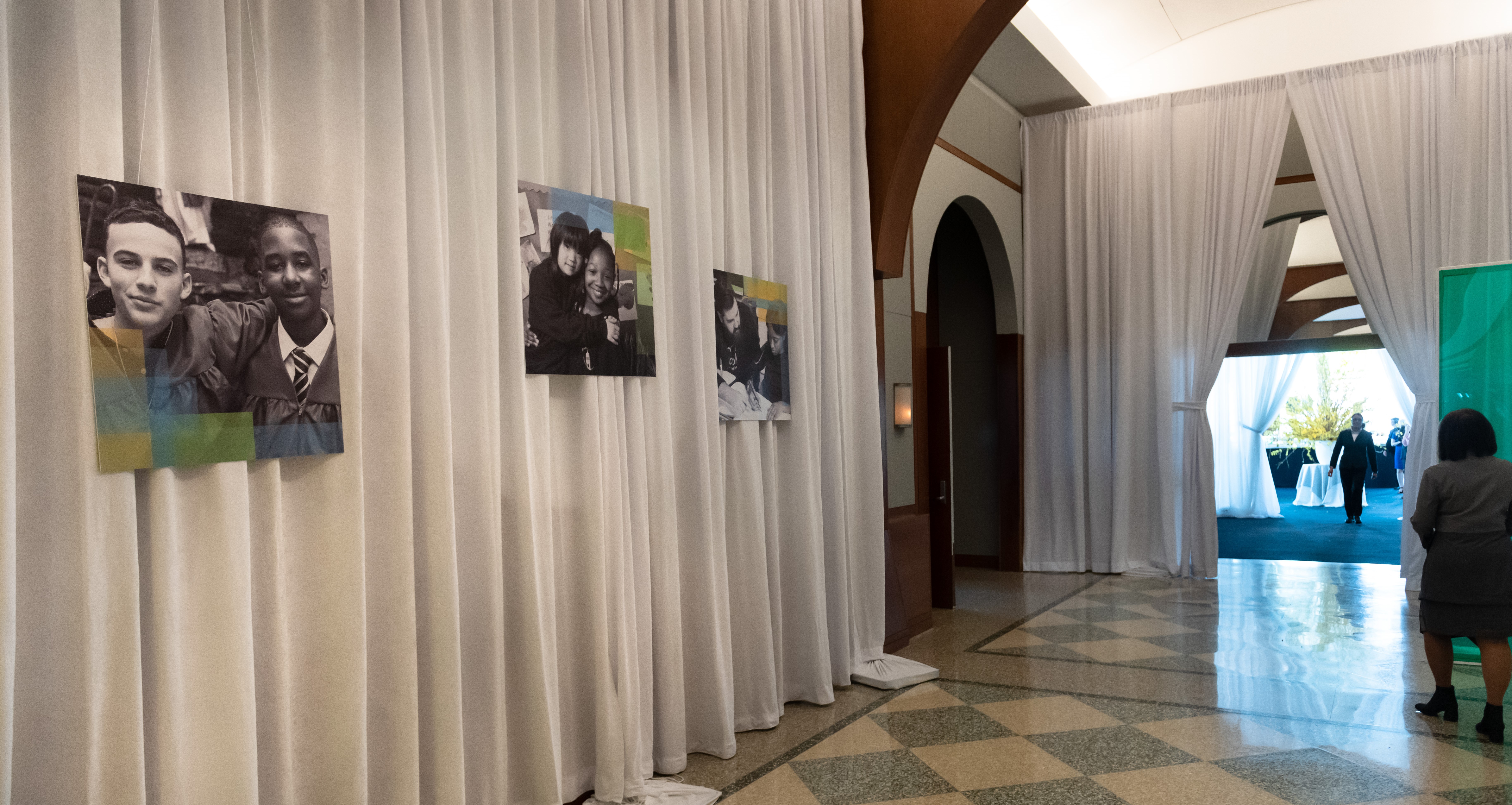 Is it just an entrance hallway? Or is it a gallery that reminds your attendees of your event branding?