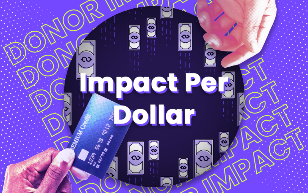 The right way to compare dollars to impact.
