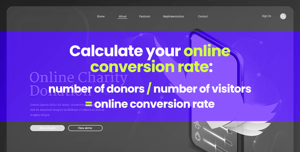 Calculate your online conversion rate!