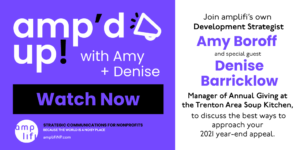 Watch now: amp'd up with Amy + Denise