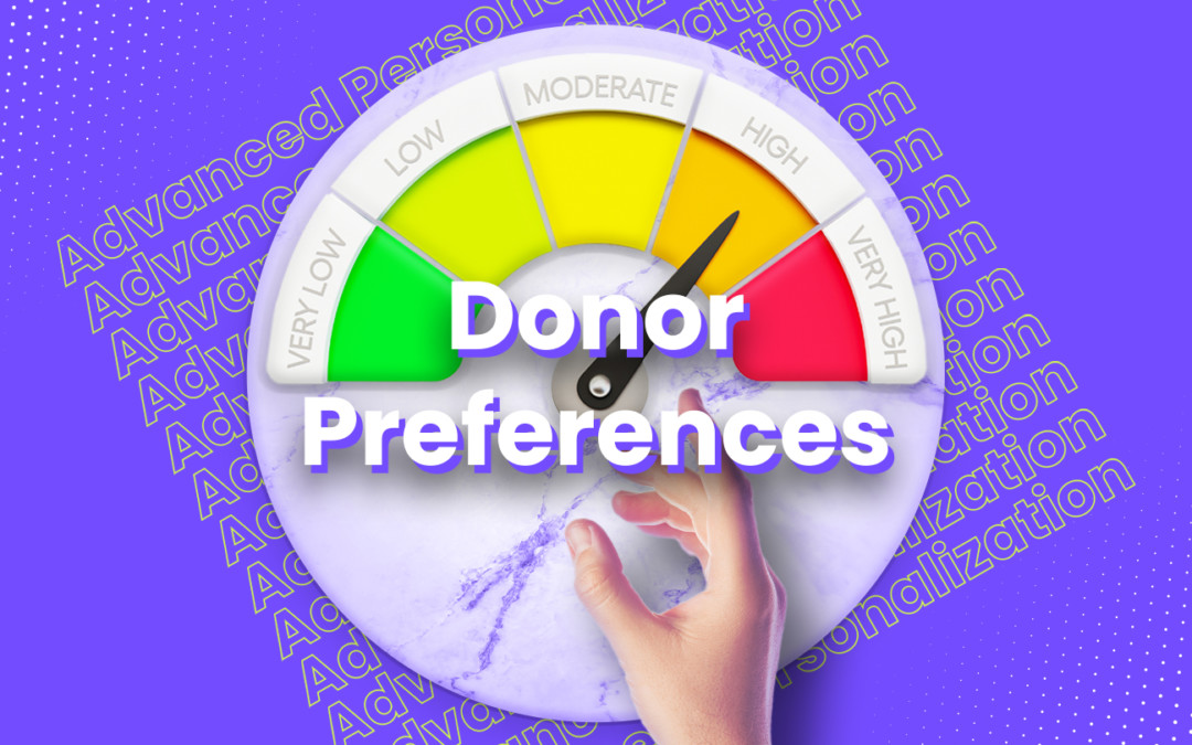 Taking an extra step to accommodate donor preferences.