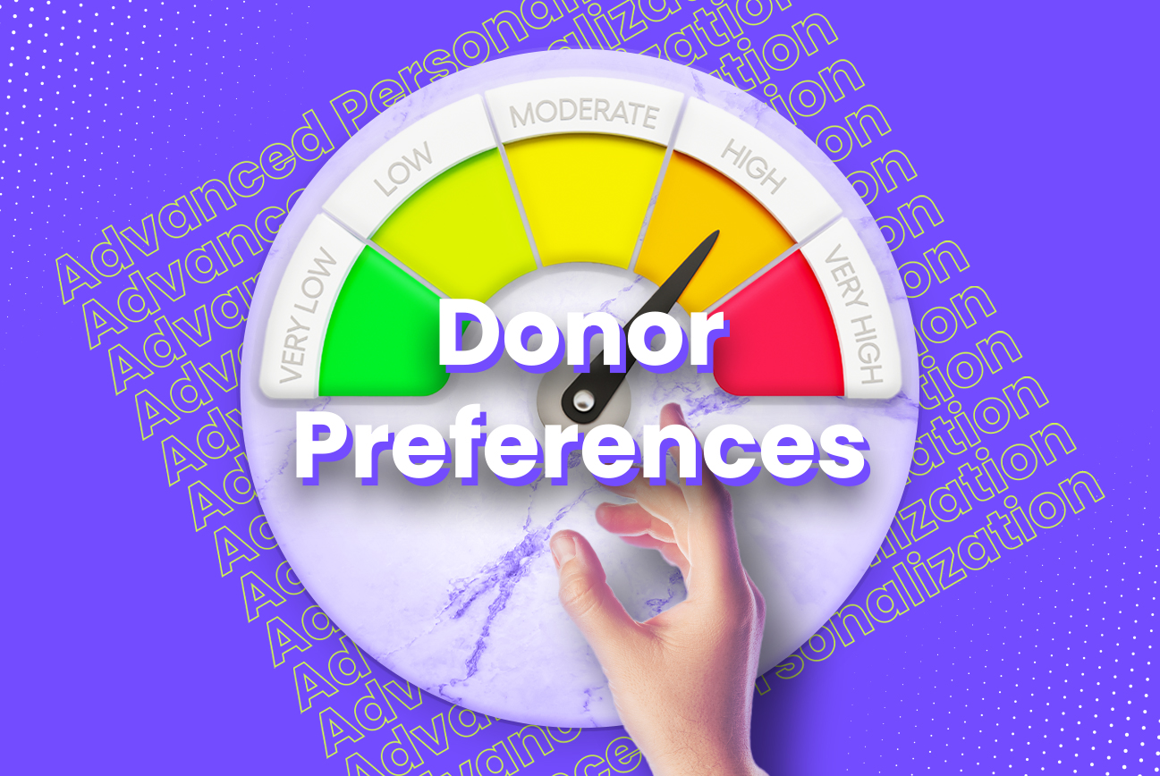 Taking an extra step to accommodate donor preferences.