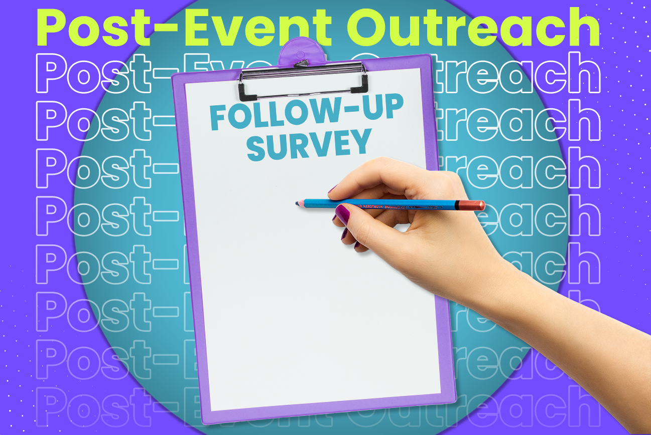 Being strategic with your post-event messages.