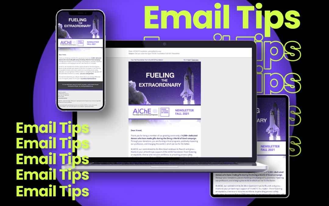 4 tips for your nonprofit’s next email campaign.