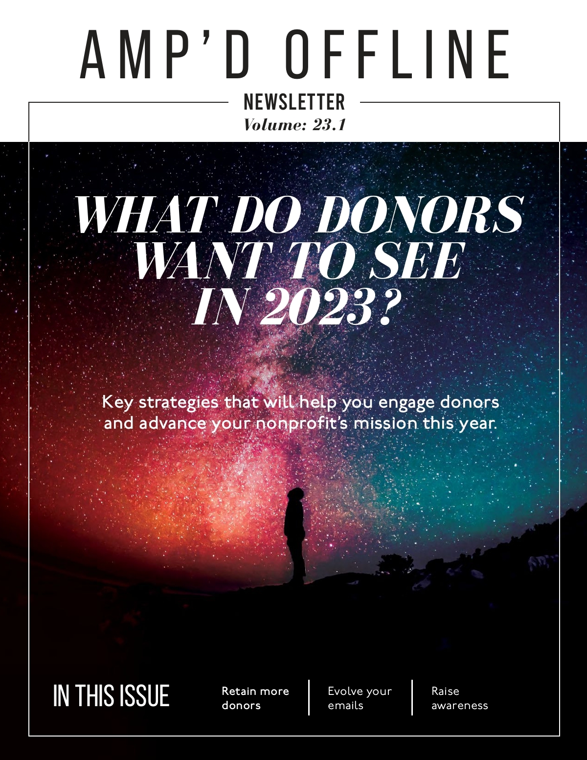 amp’d Offline Newsletter: What do donors want to see in 2023?
