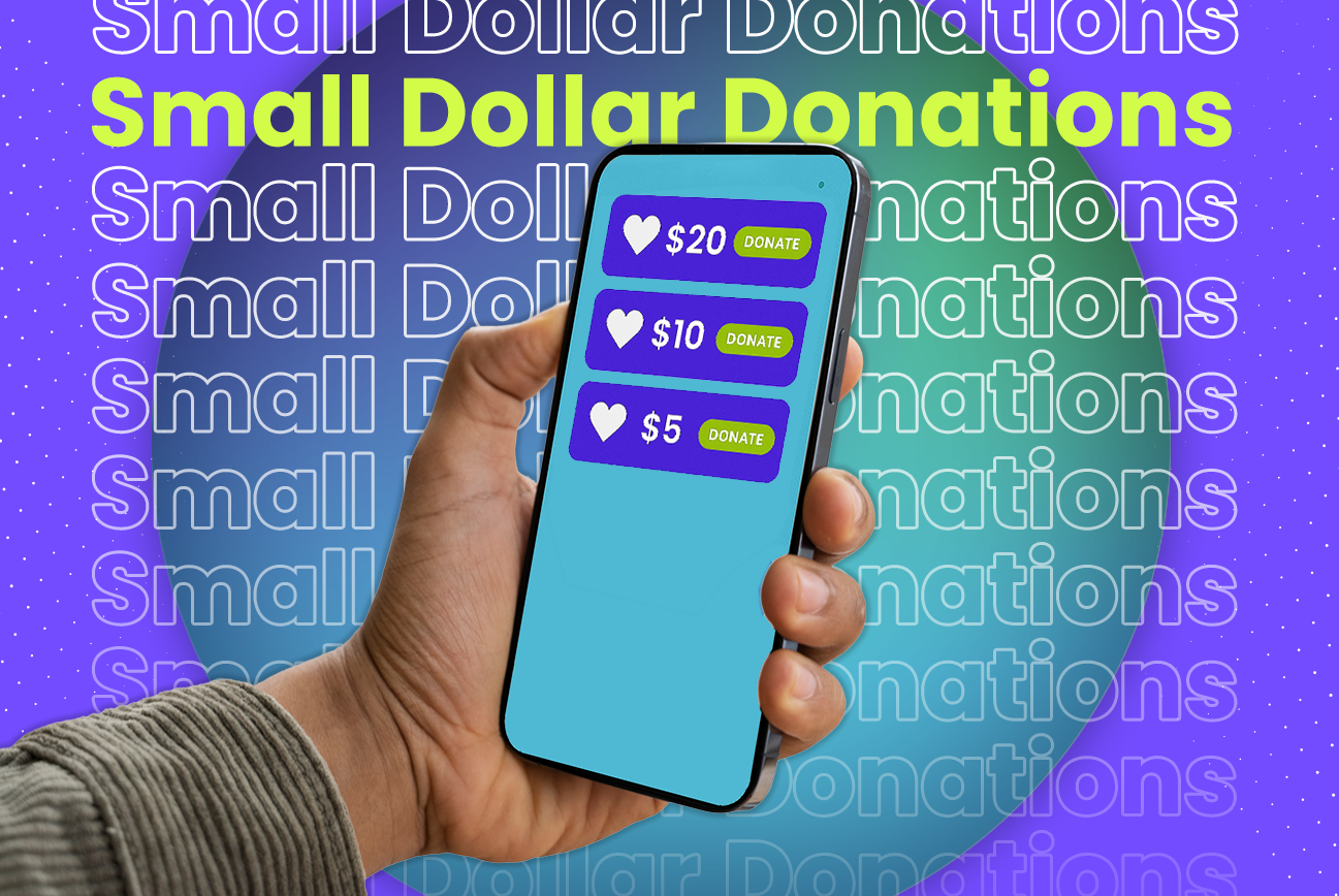 The role of small dollar donations in year-end fundraising.