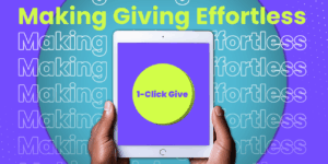 Make sure it's easy to give to your nonprofit.
