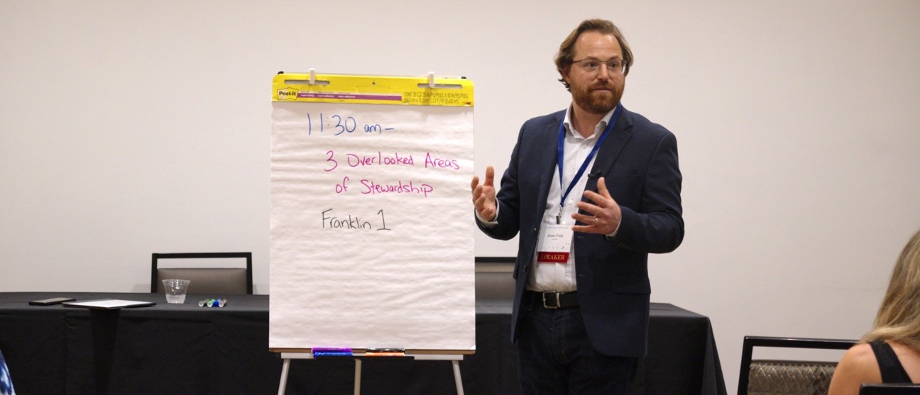 Jesse also delivered a lightning round workshop on 3 Overlooked Areas of Donor Stewardship earlier in the day